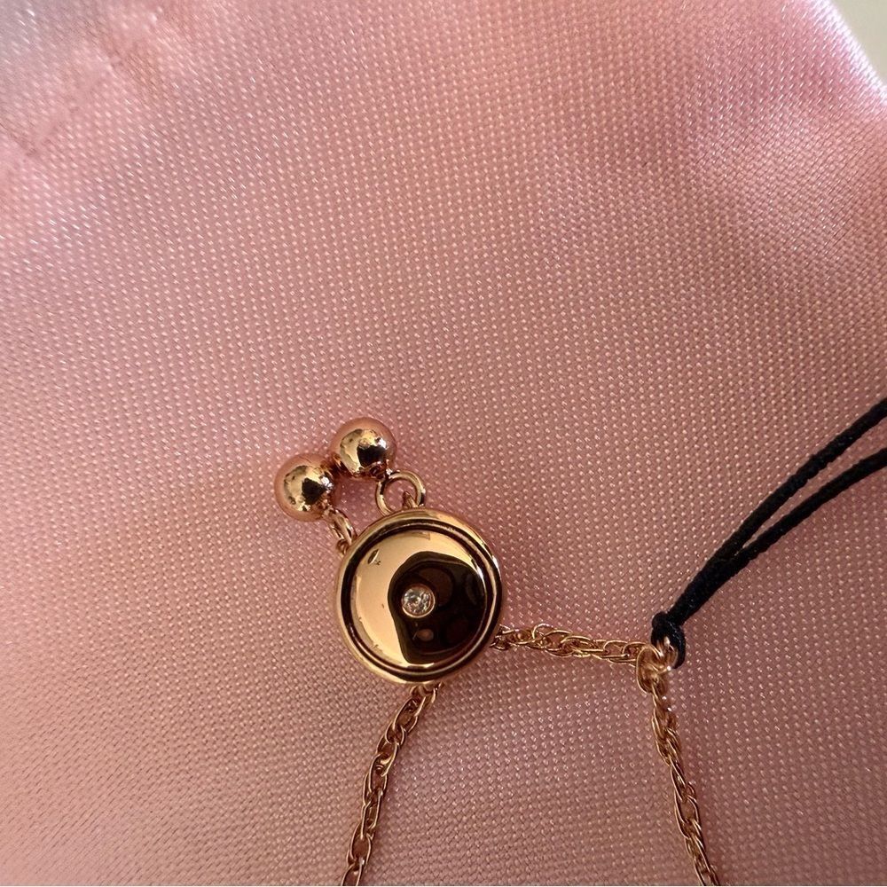 Kate Spade New York Rose Gold Circle of Love Adjustable Bracelet NWT - Picture 3 of 5